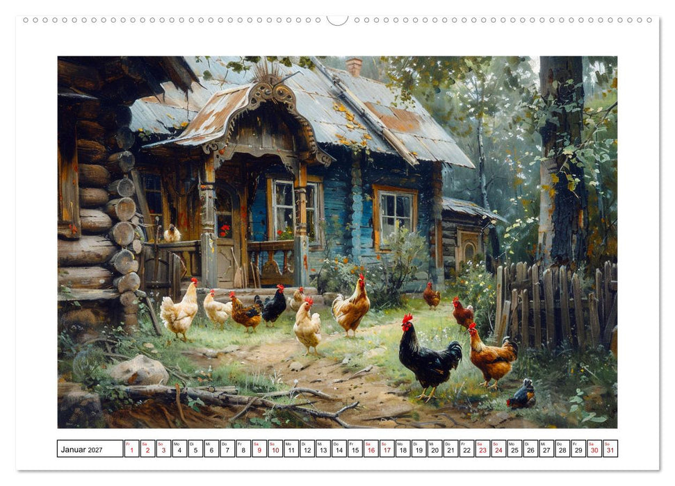 Reise mit der ostslawischen Seele (CALVENDO Wandkalender 2027)