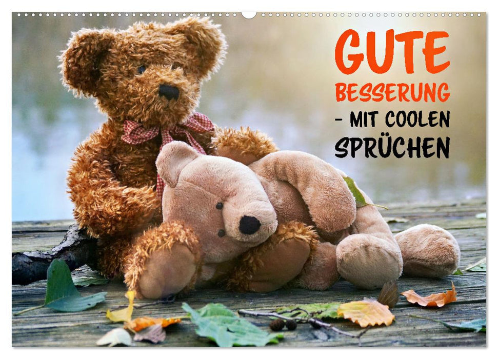 Gute Besserung - mit coolen Sprüchen (CALVENDO Wandkalender 2027)