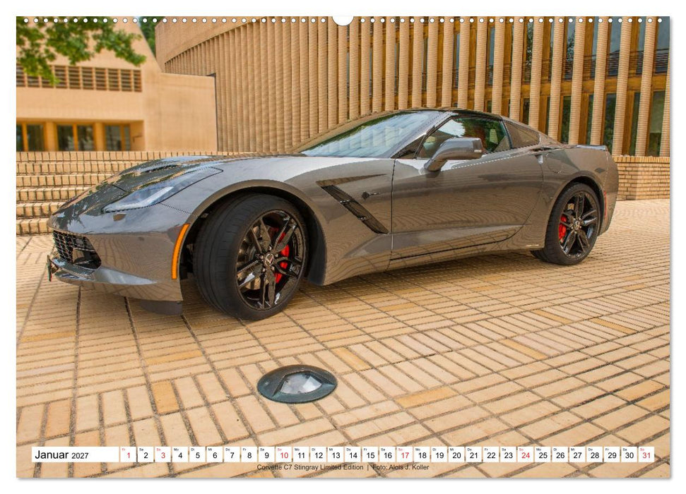 Corvette - Die US Ikone 2027 (CALVENDO Wandkalender 2027)