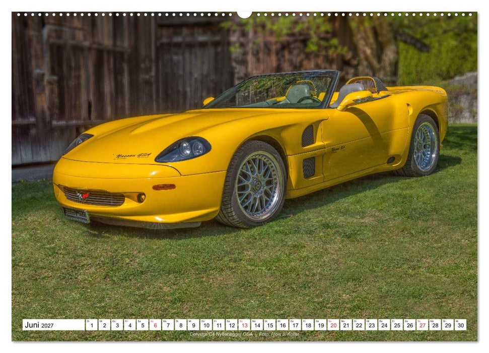 Corvette - Die US Ikone 2027 (CALVENDO Wandkalender 2027)
