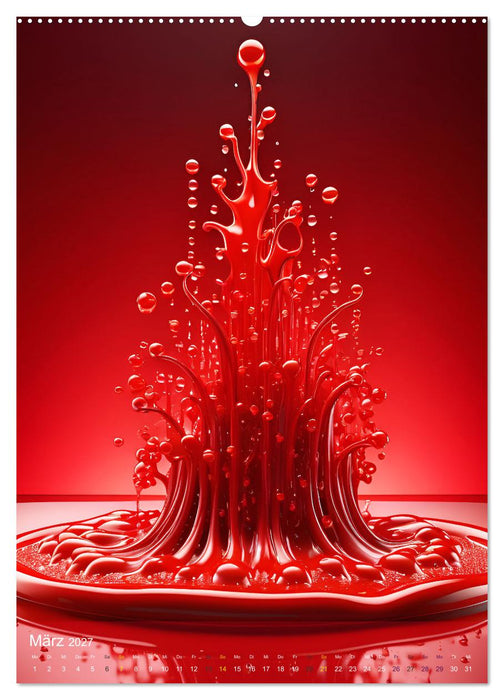 Splish! Splash! DROP ART (CALVENDO Premium Wandkalender 2027)