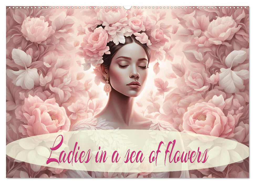 Ladies in a sea of flowers (CALVENDO Monthly Calendar 2027)