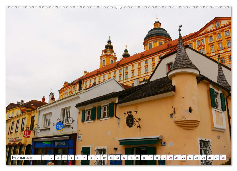Ansichten vom Stift in Melk (CALVENDO Premium Wandkalender 2027)