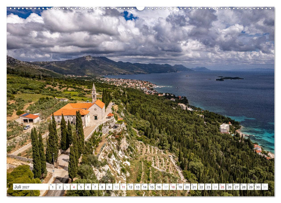 Kroatien - Dalmatien (CALVENDO Premium Wandkalender 2027)