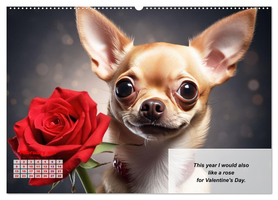 Great fun for Chihuahua lovers (CALVENDO Premium-Calendar 2027)