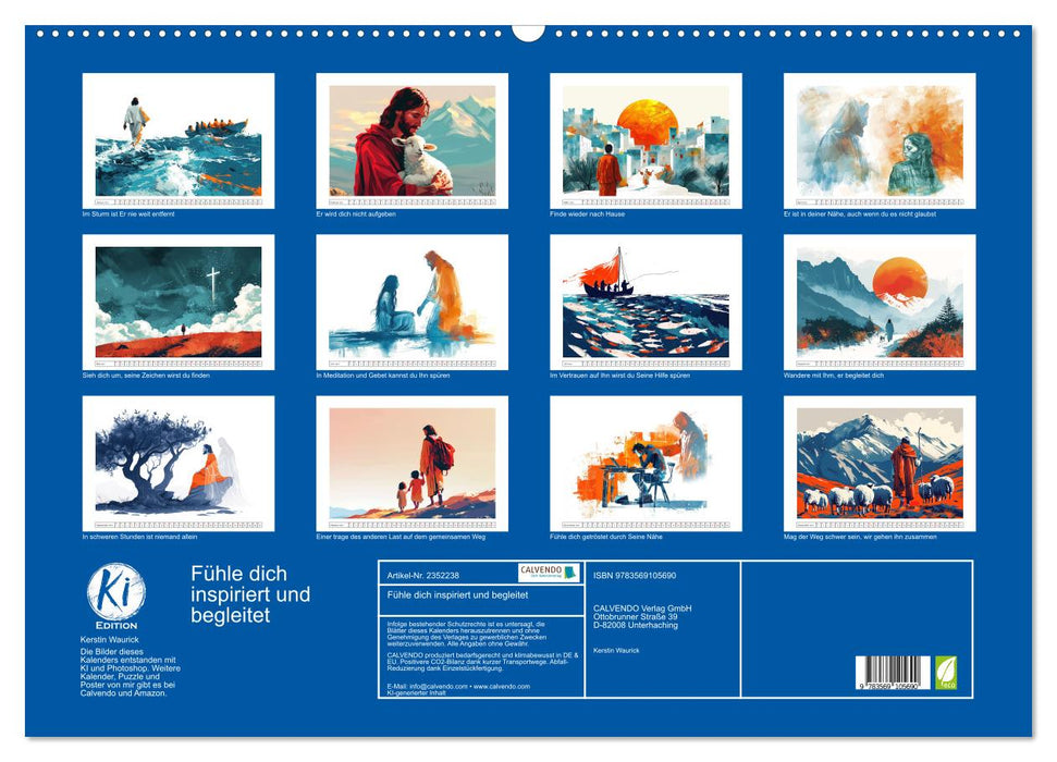 Fühle dich inspiriert und begleitet (CALVENDO Wandkalender 2027)