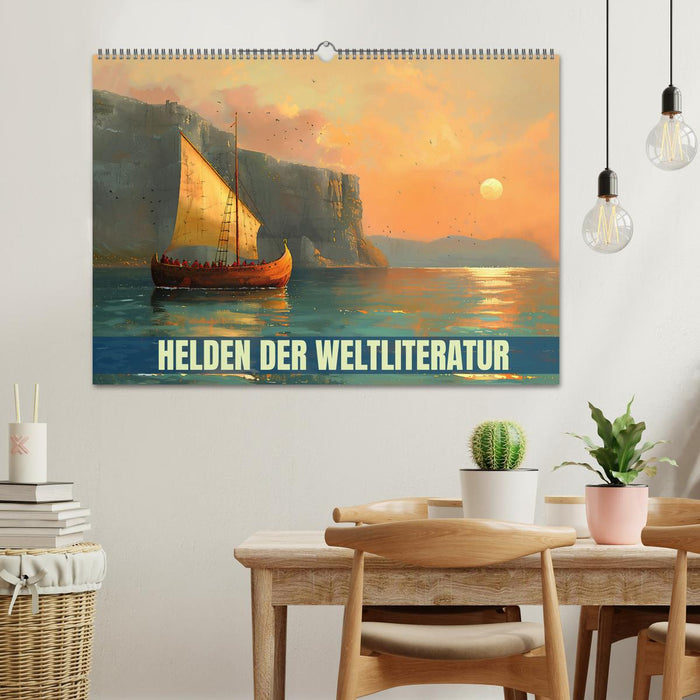 Helden der Weltliteratur (CALVENDO Wandkalender 2027)