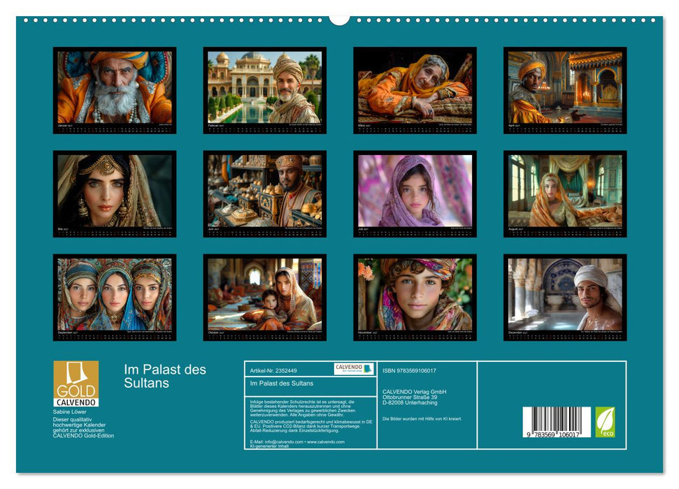 Im Palast des Sultans (CALVENDO Premium Wandkalender 2027)