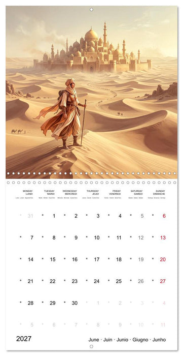 Fantasy Worlds - Epic Adventures and Legendary Realms (CALVENDO Monthly Calendar 2027)