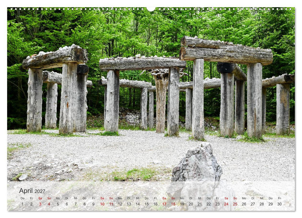 Alpenwelten-Zwischen Wetterstein und Karwendel (CALVENDO Wandkalender 2027)