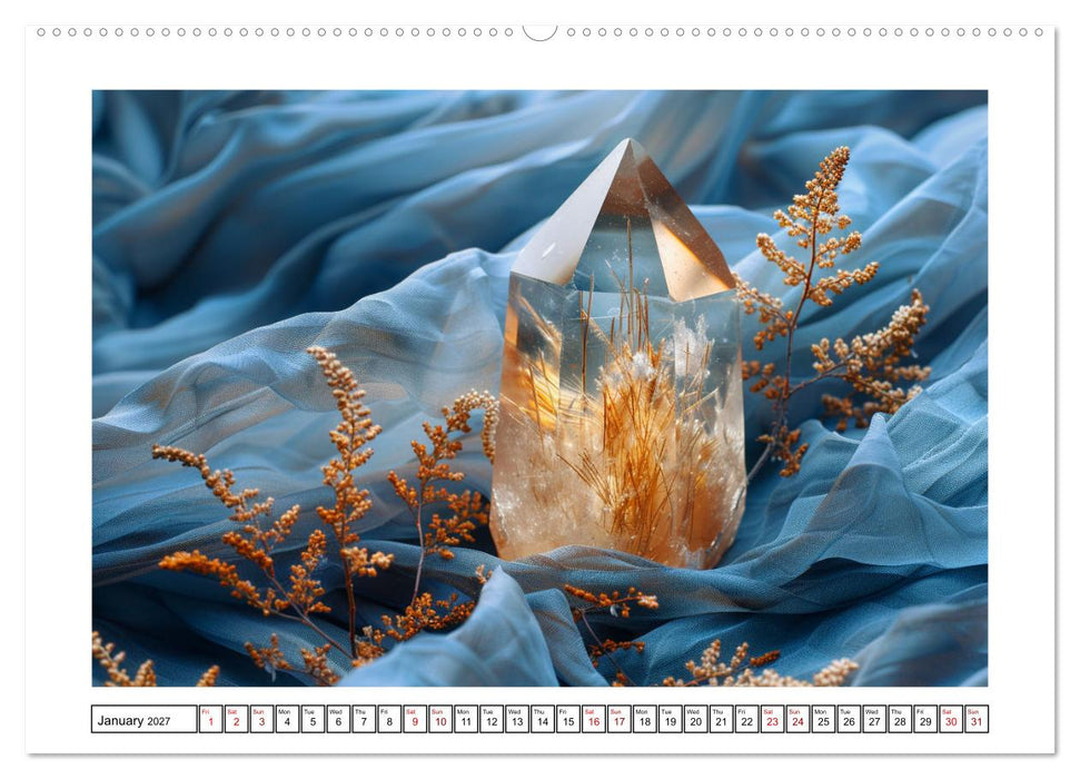 Shining Semi-Precious Stones (CALVENDO Monthly Calendar 2027)
