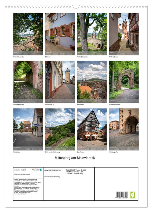 Miltenberg am Mainviereck (CALVENDO Wandkalender 2027)
