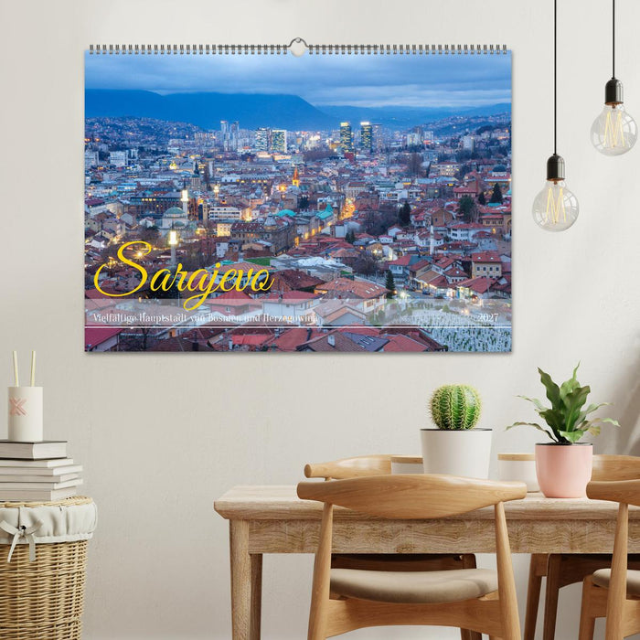 Sarajevo - Vielfältige Hauptstadt von Bosnien und Herzegowina (CALVENDO Wandkalender 2027)
