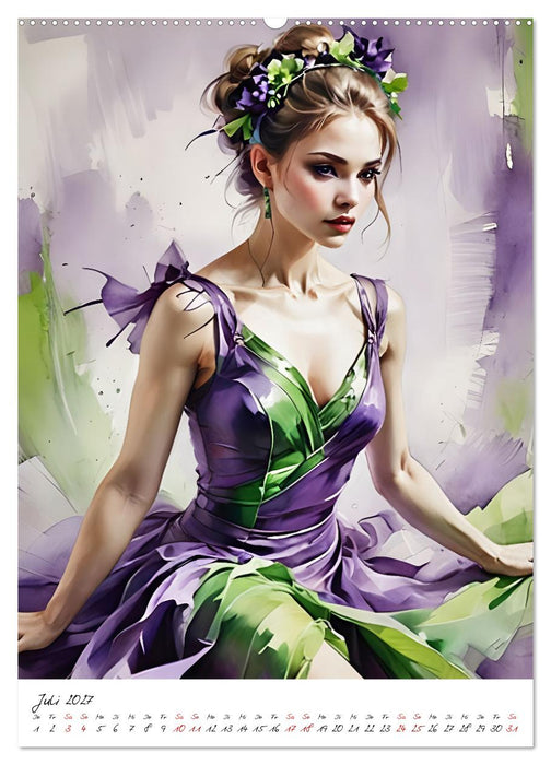 Tanzende Eleganz (CALVENDO Premium Wandkalender 2027)