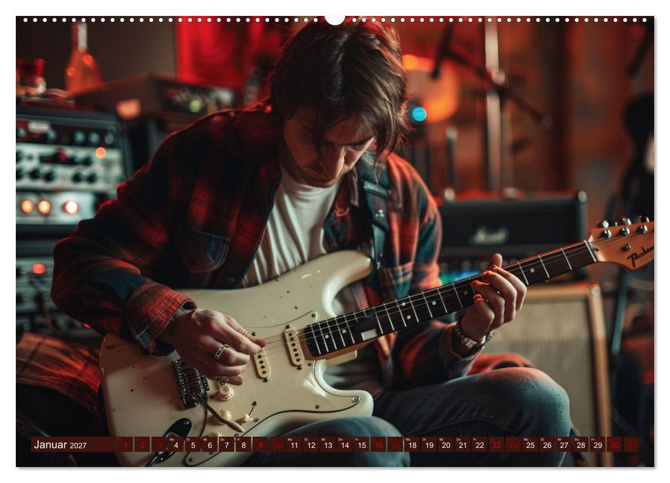 Wegbegleiter Gitarre (CALVENDO Wandkalender 2027)