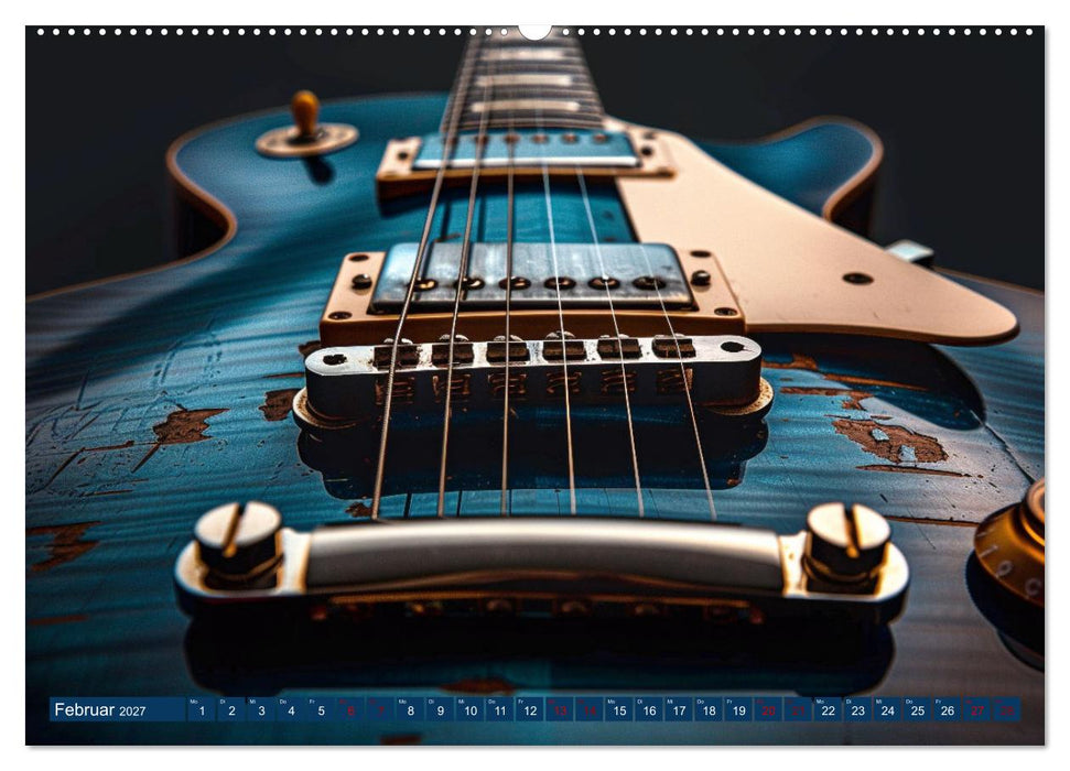 Wegbegleiter Gitarre (CALVENDO Wandkalender 2027)