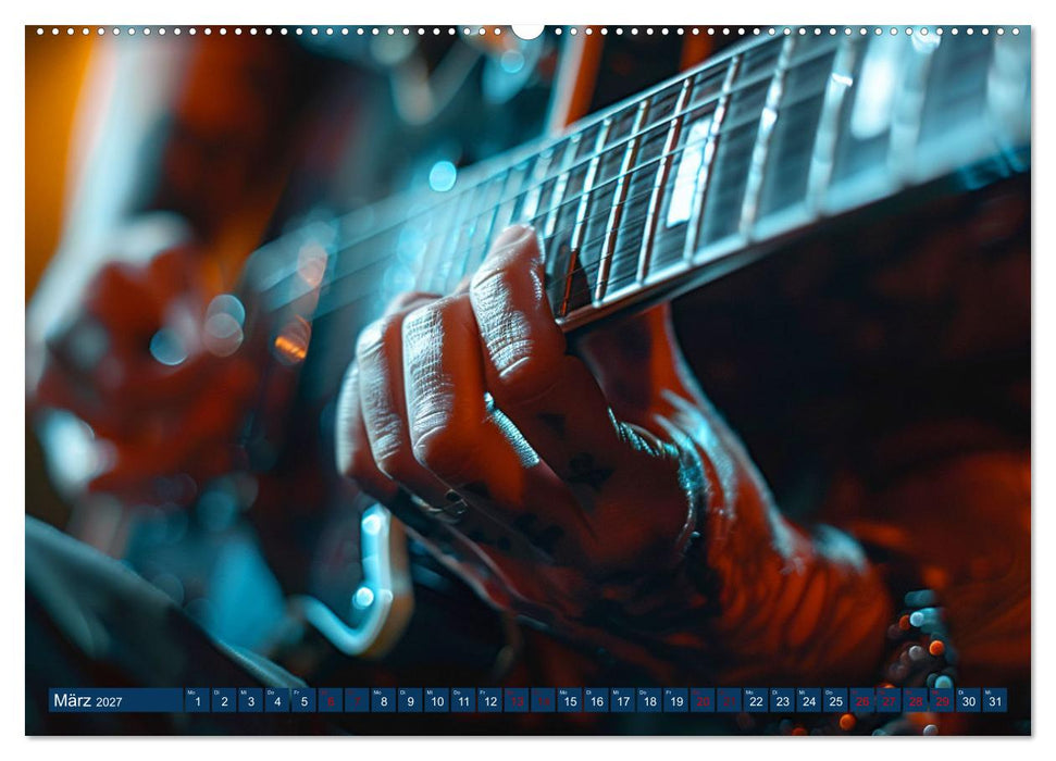 Wegbegleiter Gitarre (CALVENDO Wandkalender 2027)