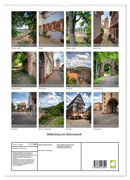 Miltenberg am Mainviereck (CALVENDO Premium Wandkalender 2027)