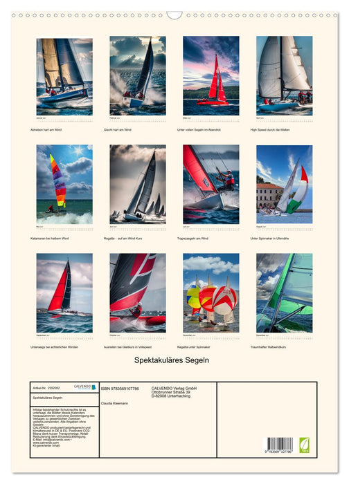 Spektakuläres Segeln (CALVENDO Wandkalender 2027)