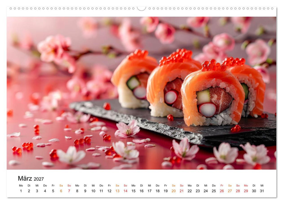 Sushi für Gourmets (CALVENDO Wandkalender 2027)