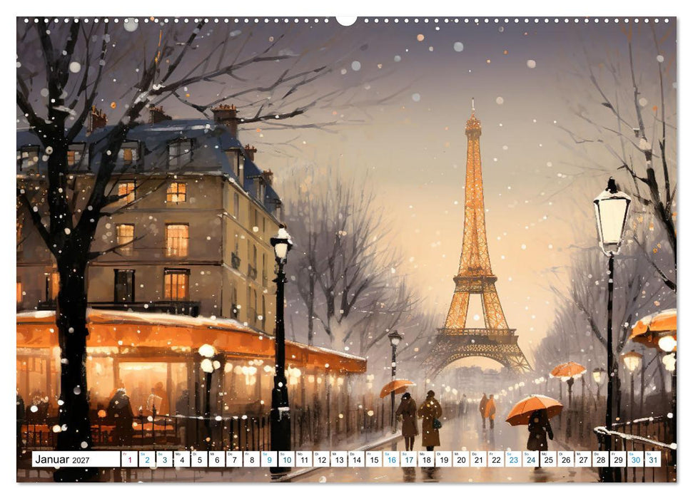 Eiffelturm: Kreativ anders (CALVENDO Wandkalender 2027)