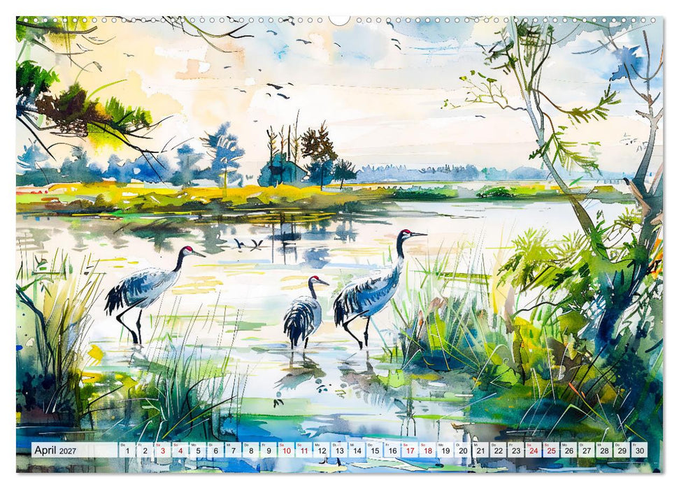 Havelland Flair - Immer in Flussnähe (CALVENDO Wandkalender 2027)