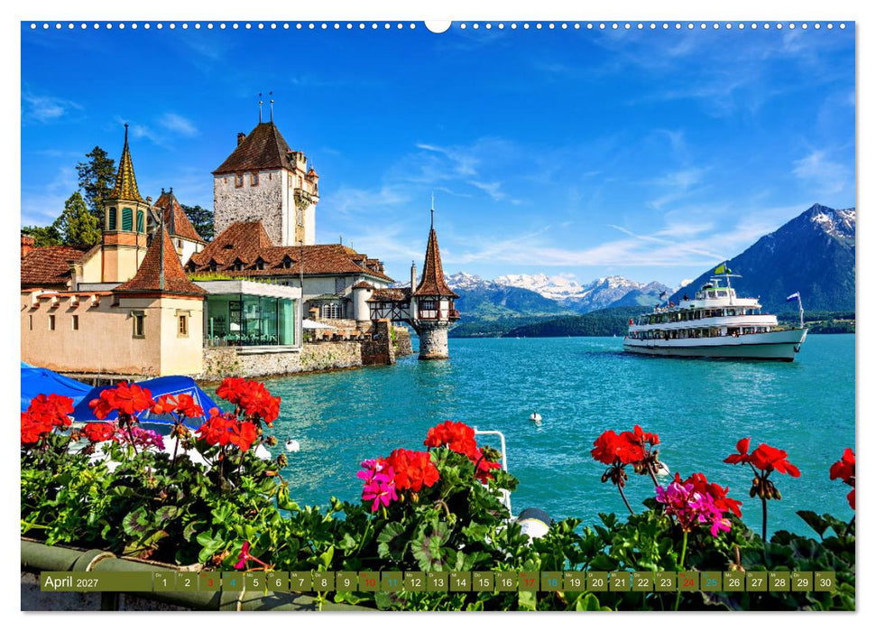 Berner Oberland - Ausflugsziele (CALVENDO Wandkalender 2027)