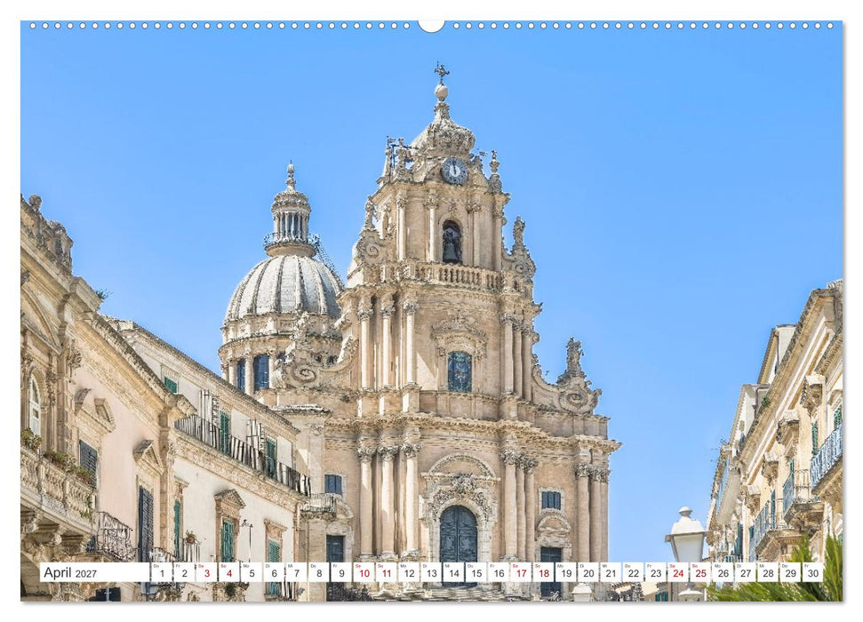 Sizilien - Spätbarocke Pracht im Val di Noto (CALVENDO Premium Wandkalender 2027)