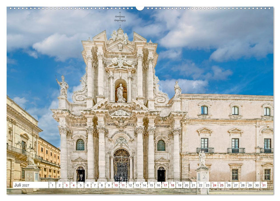 Sizilien - Spätbarocke Pracht im Val di Noto (CALVENDO Premium Wandkalender 2027)