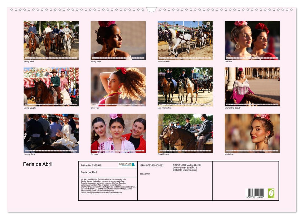 Feria de Abril (CALVENDO Wandkalender 2027)