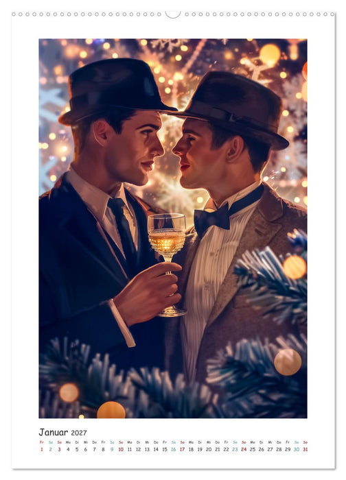 Männer im Stil der Zeit (CALVENDO Premium Wandkalender 2027)
