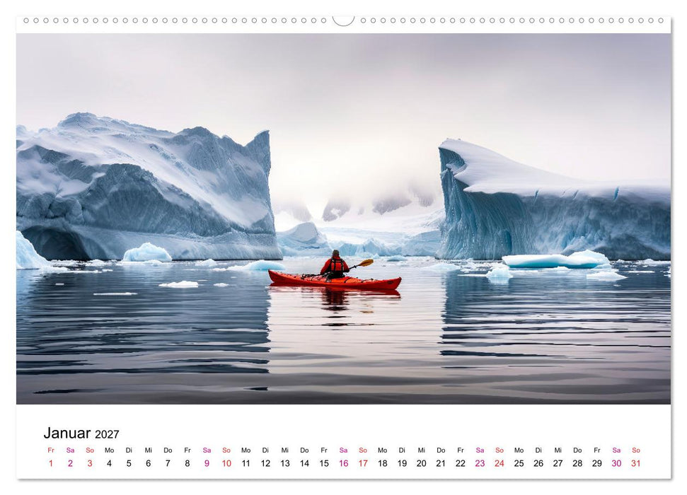 Kajak Erlebnisse (CALVENDO Wandkalender 2027)