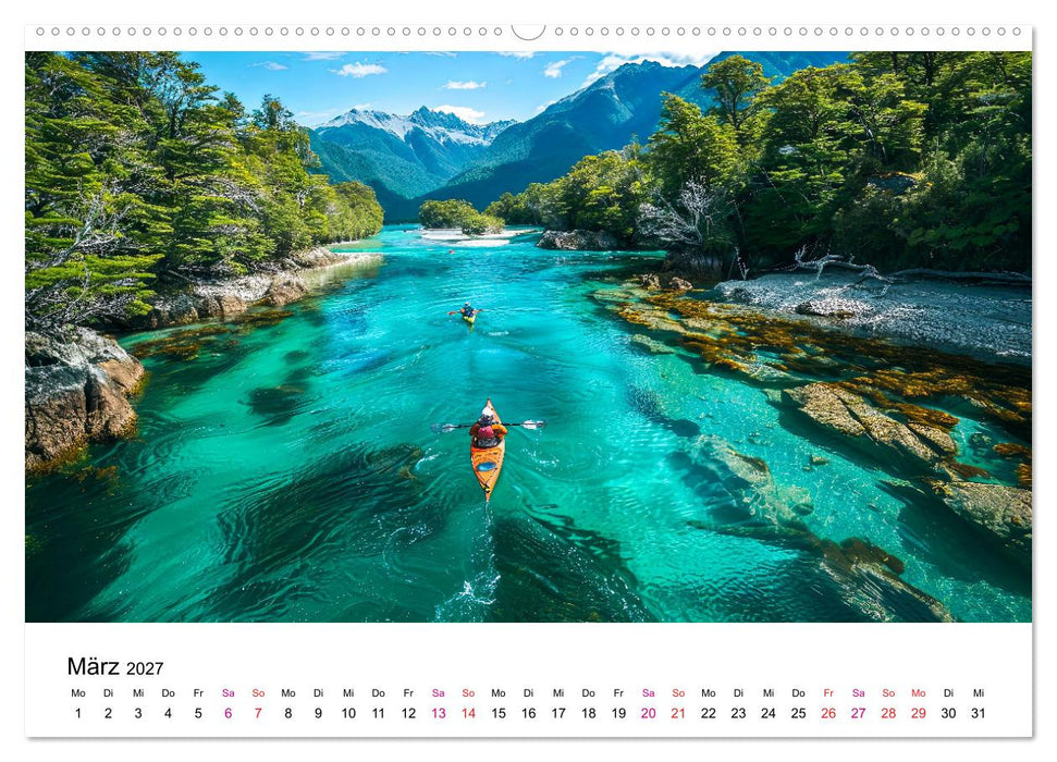 Kajak Erlebnisse (CALVENDO Wandkalender 2027)