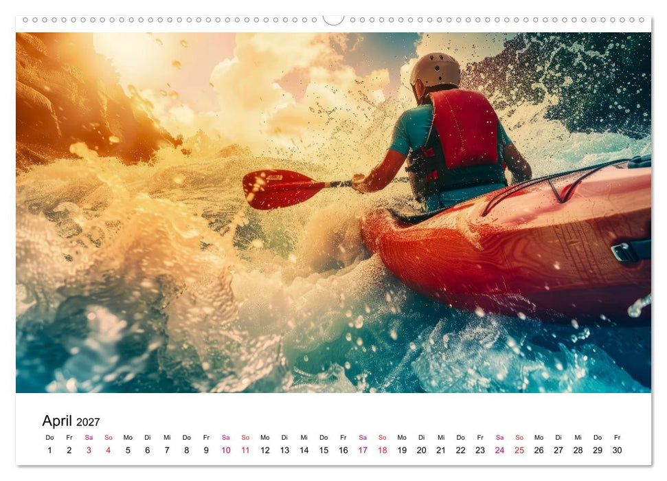 Kajak Erlebnisse (CALVENDO Wandkalender 2027)