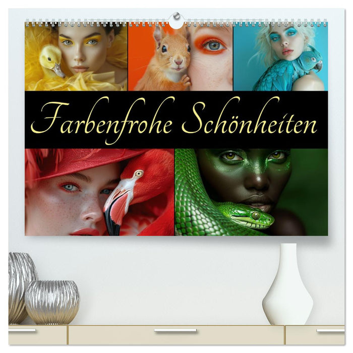 Farbenfrohe Schönheiten (CALVENDO Premium Wandkalender 2027)