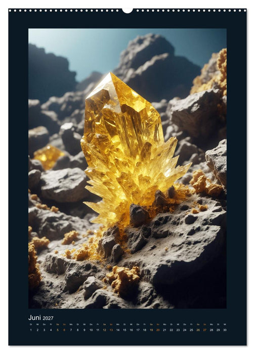 Fantastische Mineralien - Geheimnisvolle Schätze (CALVENDO Wandkalender 2027)