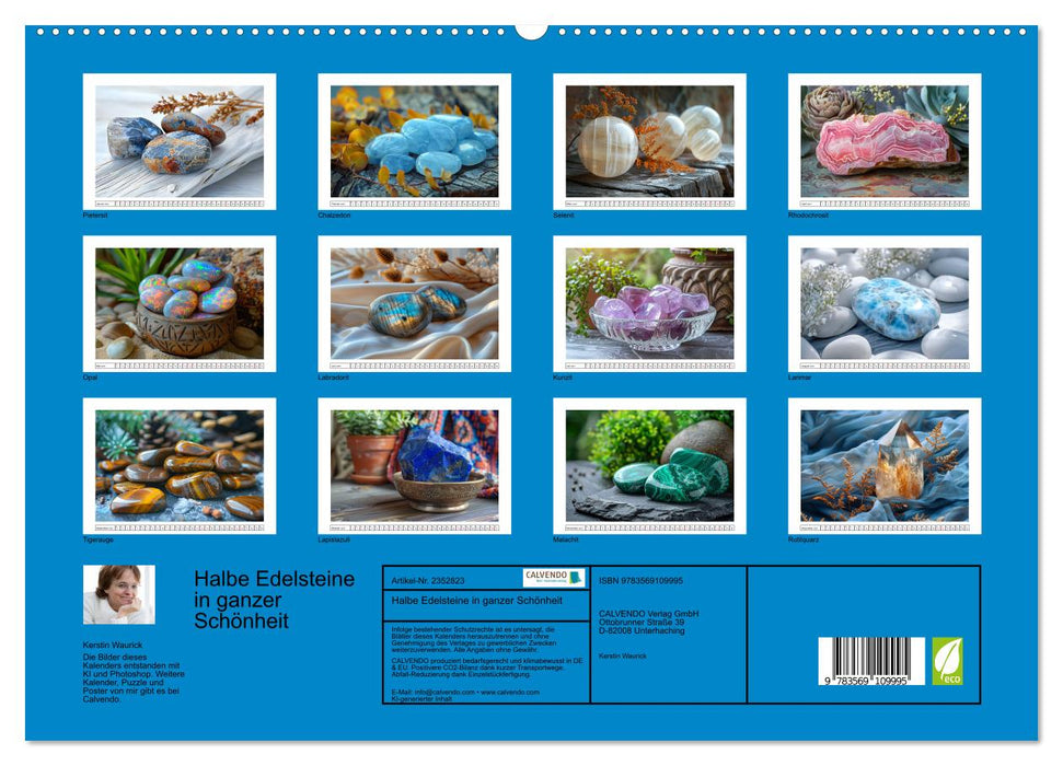 Halbe Edelsteine in ganzer Schönheit (CALVENDO Premium Wandkalender 2027)