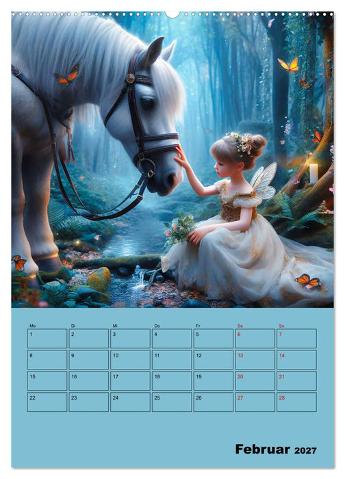 Königliche Momente - Kleine Prinzessin im Märchenwald (CALVENDO Wandkalender 2027)