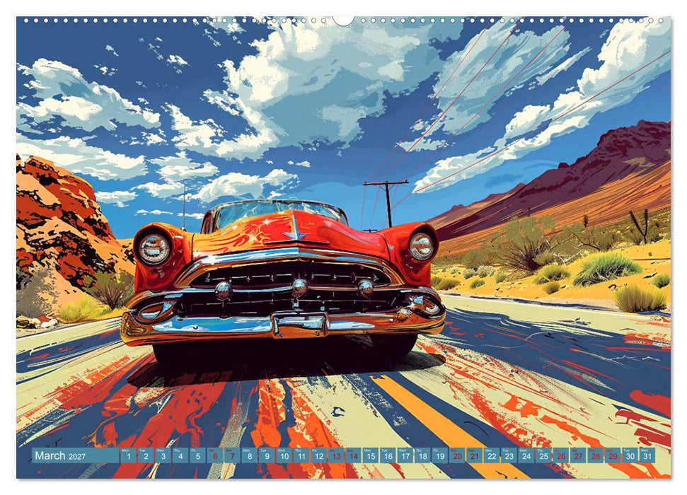 Adrenaline on the Road (CALVENDO Premium-Calendar 2027)