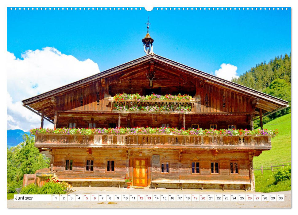 Tiroler Bauernhöfe Mal urig, mal feudal (CALVENDO Premium Wandkalender 2027)