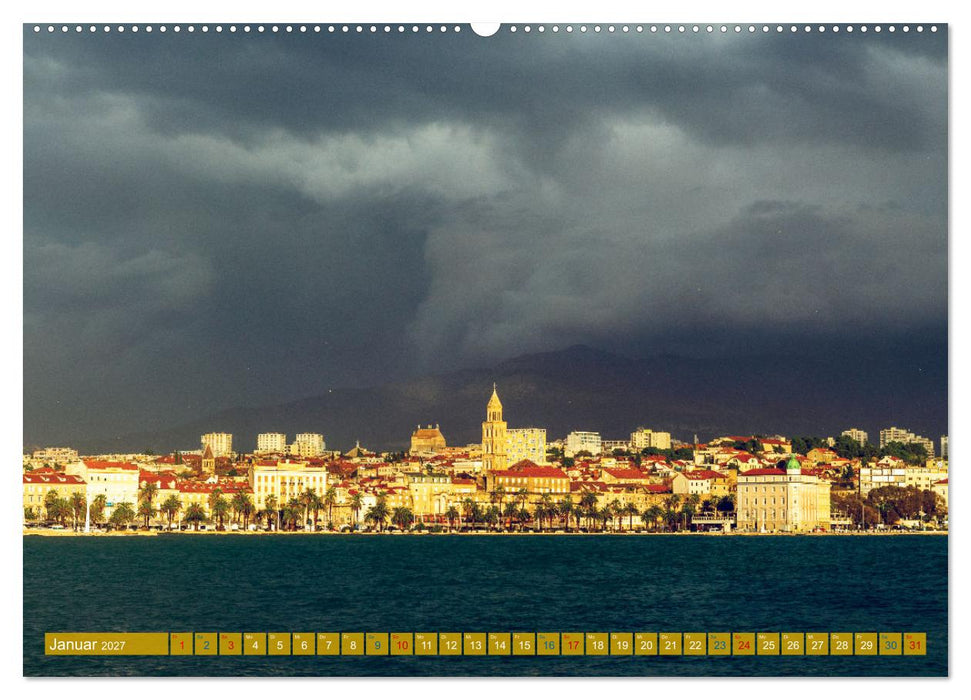 Split - Zauberhafte Perle an der Adriaküste Kroatiens (CALVENDO Wandkalender 2027)