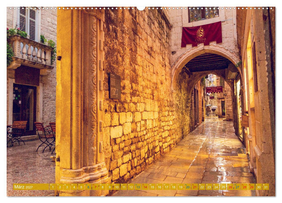 Split - Zauberhafte Perle an der Adriaküste Kroatiens (CALVENDO Wandkalender 2027)