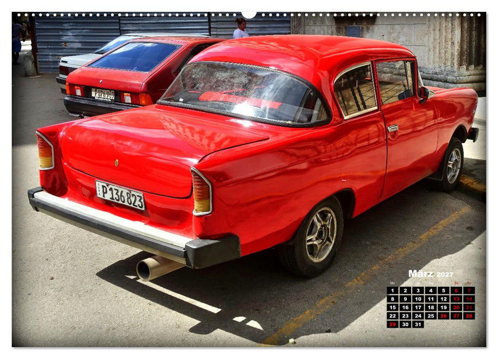 Opel Hits - Deutsche Oldtimer in Kuba (CALVENDO Premium Wandkalender 2027)