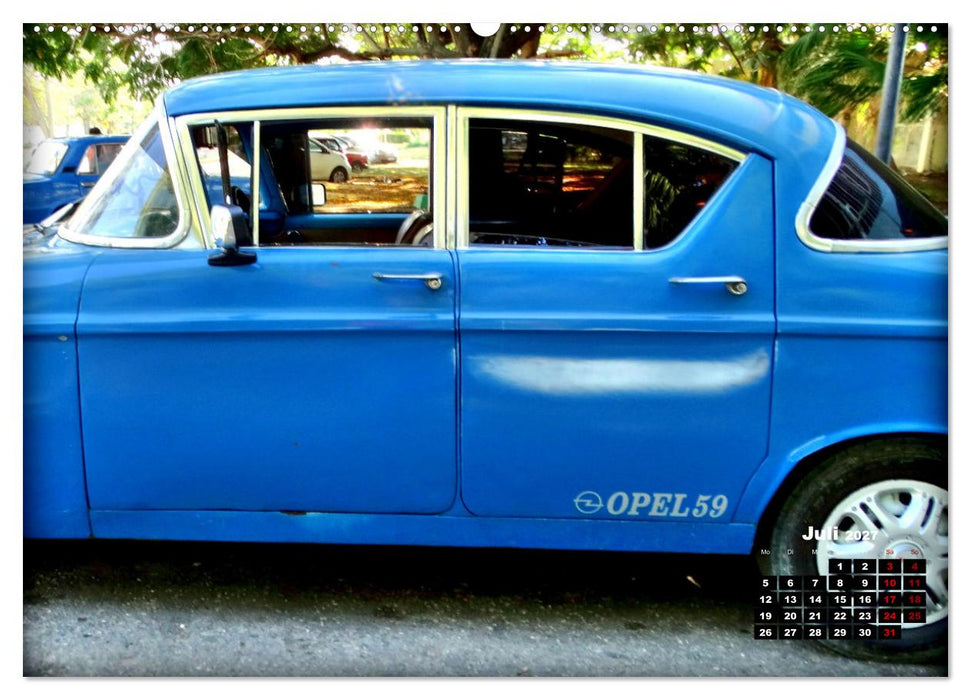 Opel Hits - Deutsche Oldtimer in Kuba (CALVENDO Premium Wandkalender 2027)