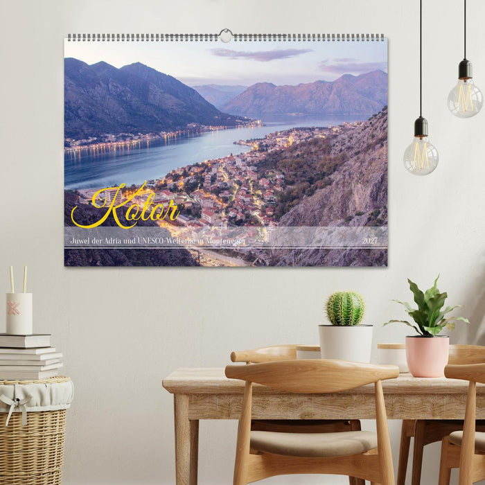 Kotor - Juwel der Adria und UNESCO-Welterbe in Montenegro (CALVENDO Wandkalender 2027)