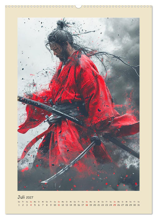 Samurai. Kunstvolle Darstellungen historischer Krieger (CALVENDO Premium Wandkalender 2027)