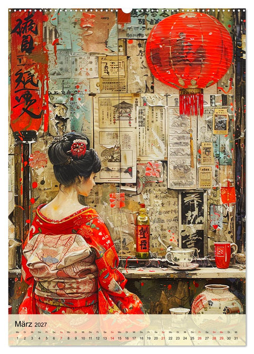 Geishas. Japans traditionelle und faszinierende Kultur (CALVENDO Wandkalender 2027)