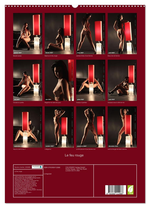Le feu rouge (CALVENDO Calendrier supérieur 2027)