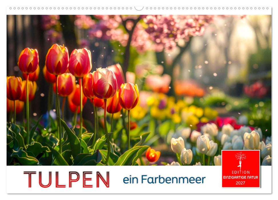 Tulpen - ein Farbenmeer (CALVENDO Wandkalender 2027)