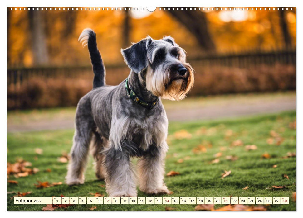 Schnauzer - vielseitige Allrounder (CALVENDO Wandkalender 2027)